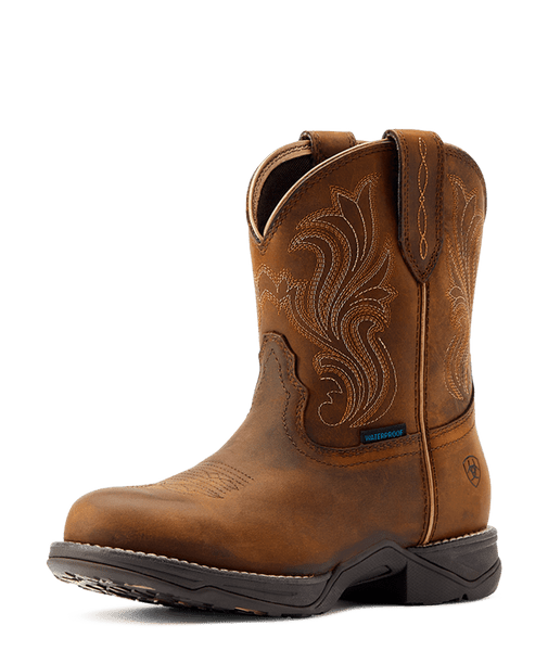 Anthem Round Toe Shortie Waterproof Western Boot