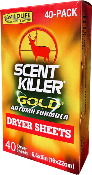 Scent Killer® Gold® Autumn Formula® Dryer Sheets