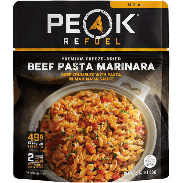 Peak Refuel Beef Pasta Marinara