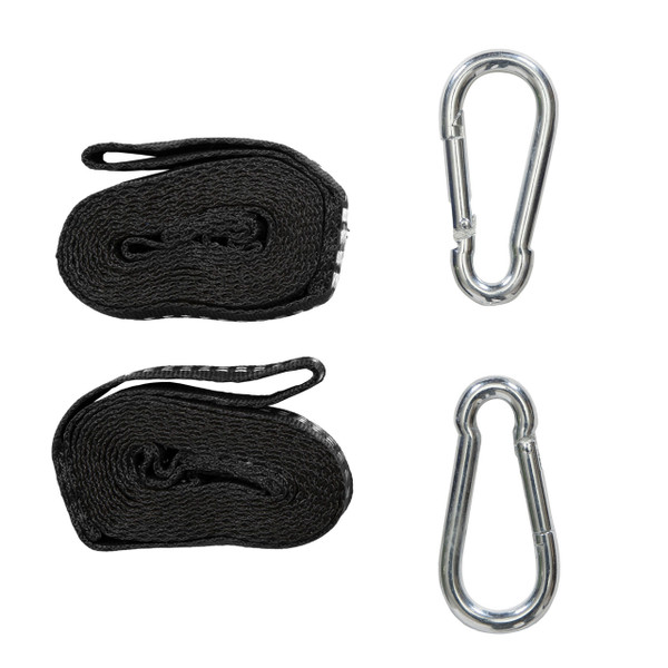 Stansport Hammock Tree Straps with Carabiners - Two