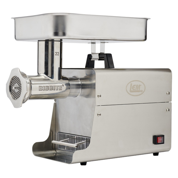 LEM DualGrind #22 BigBite® Meat Grinder - 1 HP