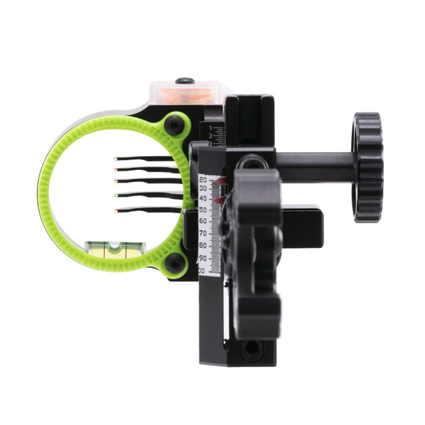 Black Gold Ascent Mountain Lite Bow Sight - Left Hand, 3 pins, .019 Pins