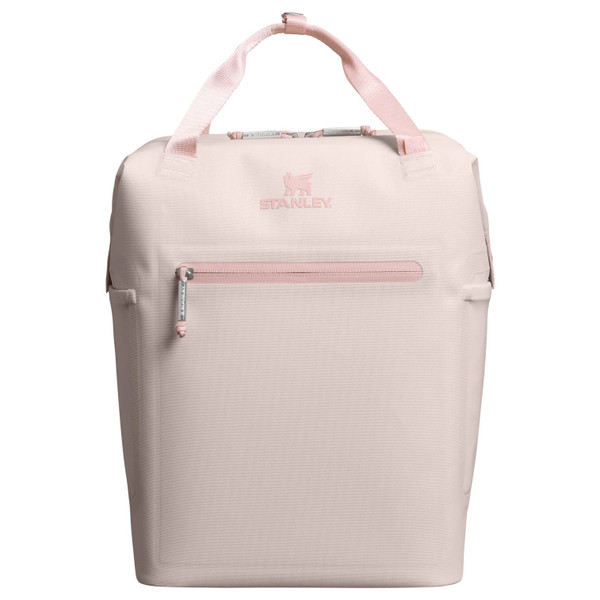 Stanley The All Day Madeleine Mini Cooler Backpack - 20 Can, 14 QT, 13.2 L - Rose Quartz