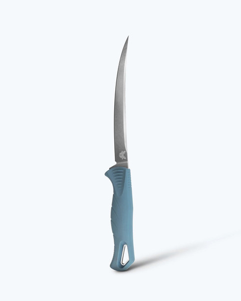 Benchmade Fishcrafter - Depth Blue Santoprene, 5" Trailing point