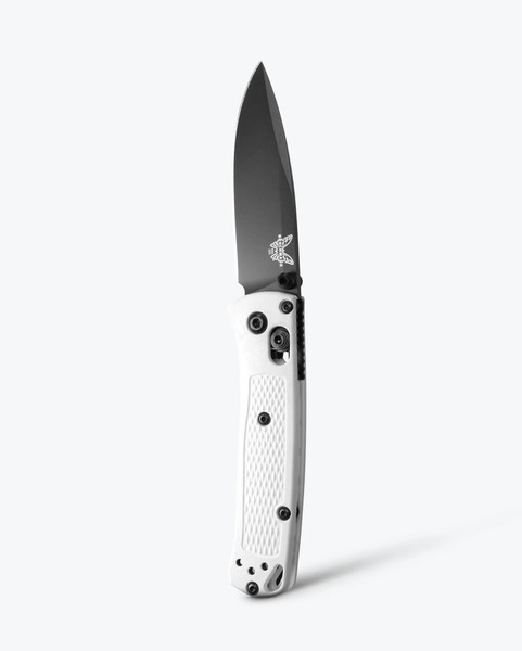 Benchmade Mini Bugout - White Grivory, Drop-point