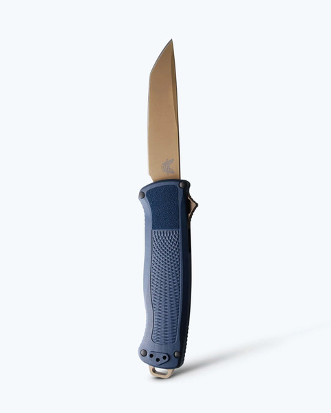 Benchmade Shootout - Crater Blue Grivory, Tanto