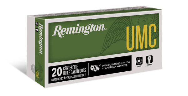 Remington UMC Centerfire Rifle, 303 British, 174 Grain, Full Metal Jacket, 2475 fps - 20 Rounds