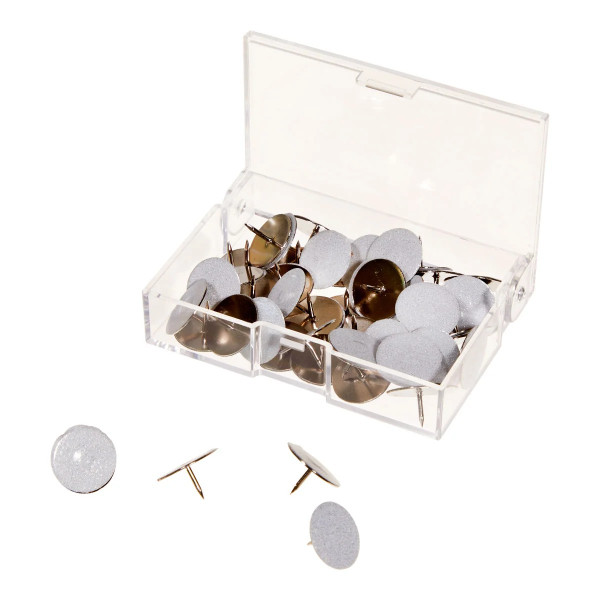 Allen Reflective Trail Marking Tacks, 50-Pack, White