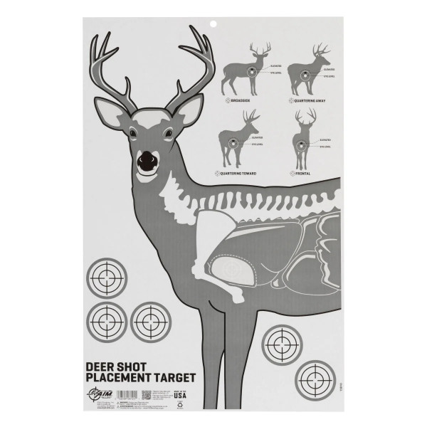 Allen Deer Vitals Corrugated Target, 23" x 35," Tan