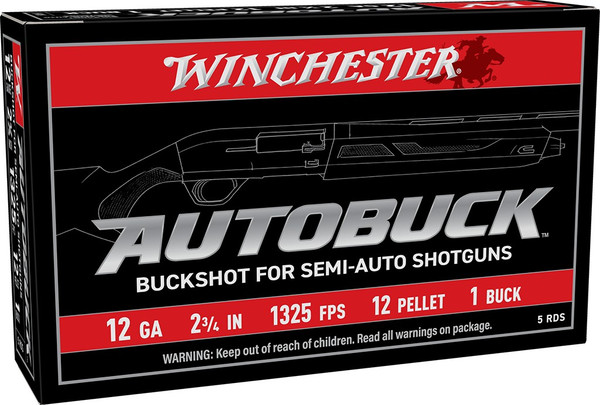 Winchester AUTOBUCK 12 Gauge, 2.75" - 5 Rounds
