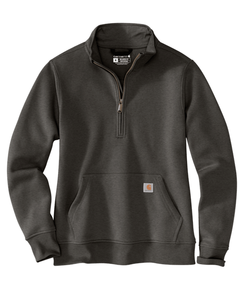 105295-CRH XL Carbon Heather W Clarksburg QtrZip S-195836138833