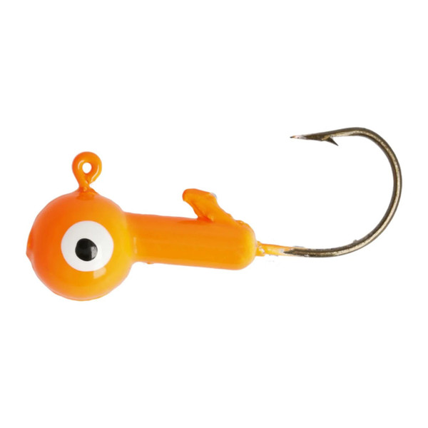 Eagle Claw Ball Head Jigs - 1/8 oz., Orange