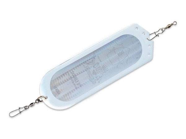 Mack's Lure Double D Dodger - Silver, 4.4 in.