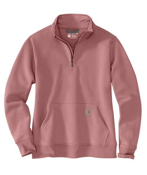 105295 L REG Rose Tint Heather W Clarksburg QtrZip-197219851605