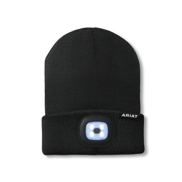 Ariat Rebar Headlight Beanie - Black