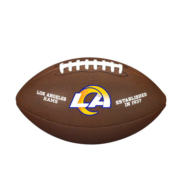 Wilson NFL Backyard Legend Football - Los Angeles Rams, Official, Deflated Bulk