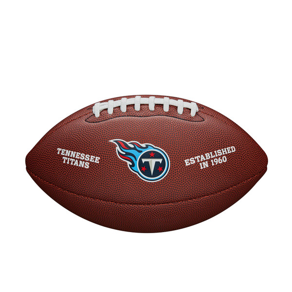 Wilson NFL Backyard Legend Football - Tennessee Titans, Official, Deflated Bulk