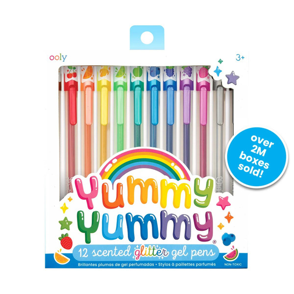 Ooly Yummy Yummy Scented Glitter Gel Pens - Set of 12