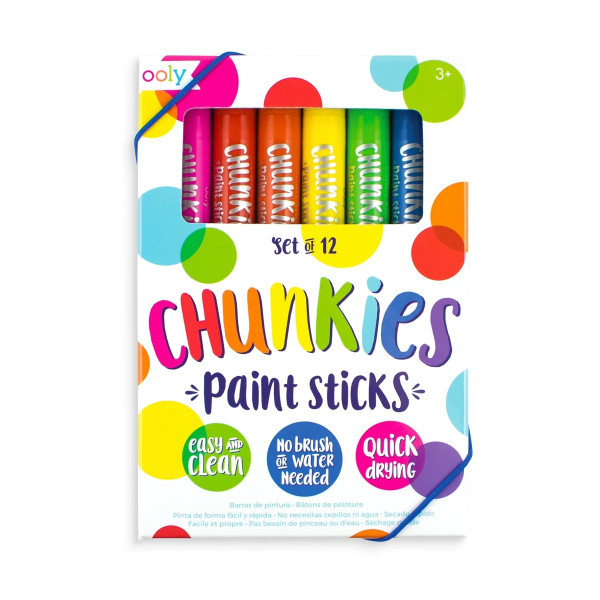 Ooly Chunkies Paint Sticks - Classic - Set of 12