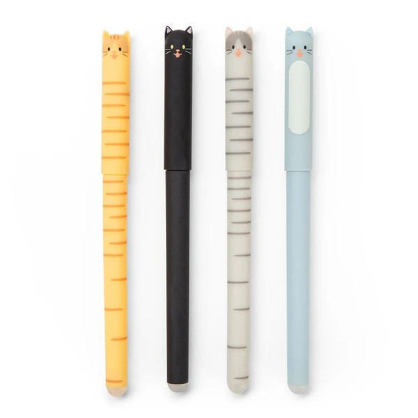 Kikkerland Cat Erasable Gel Pens