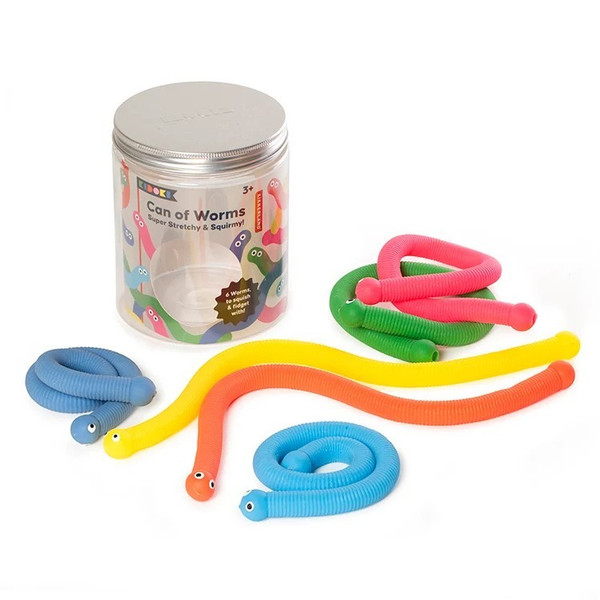 Kikkerland Kidoki Can of Worms
