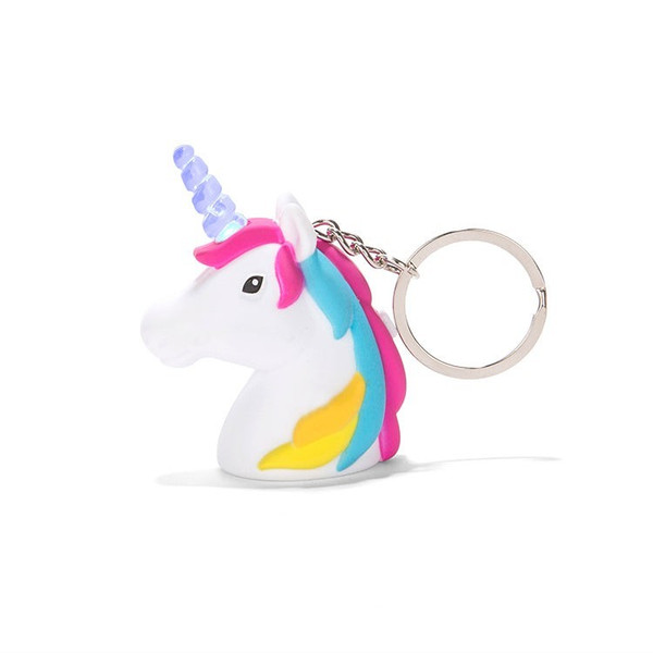 Kikkerland Unicorn LED & Sound Keychain