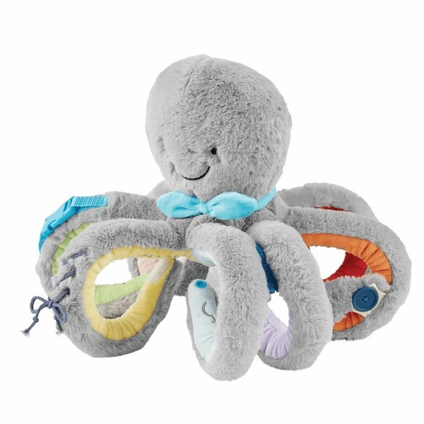 Mud Pie Gray Octivity Pal Plush Toy