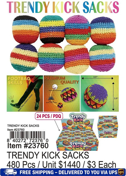 Puka Creations Trendy Kick Sacks