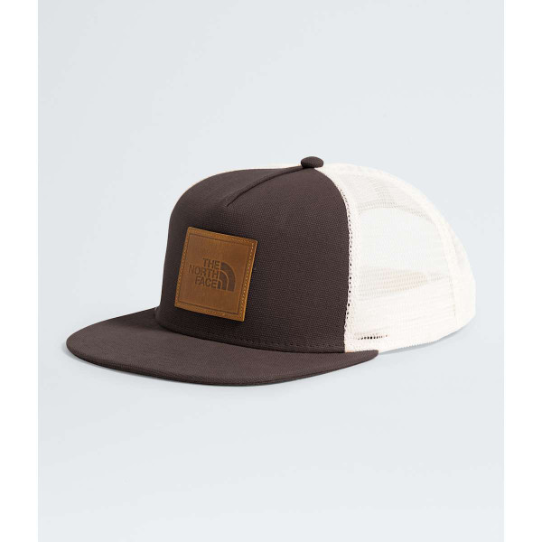 The North Face Half Dome Trucker - Demitasse Brown/Leather Patch