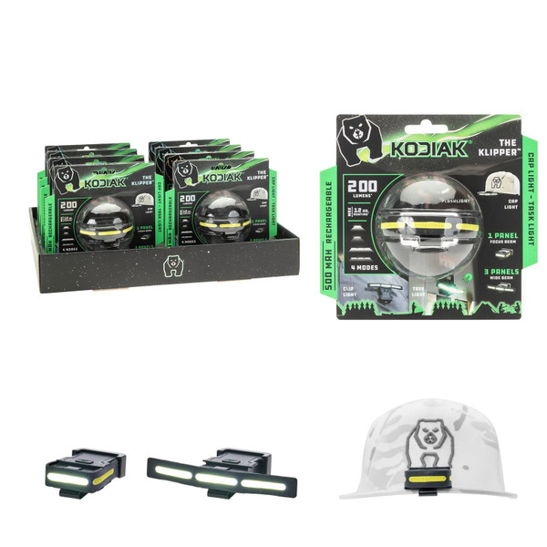 Litezall Kodiak Klipper Rechargeable 200 Lumen Cap Light