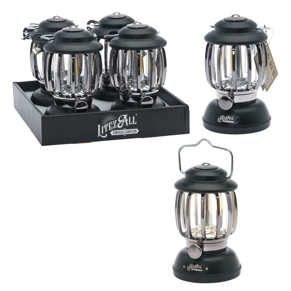 LitezAll OLE '92 Rechargeable and Battery Powered Camping Lantern with Dimmer