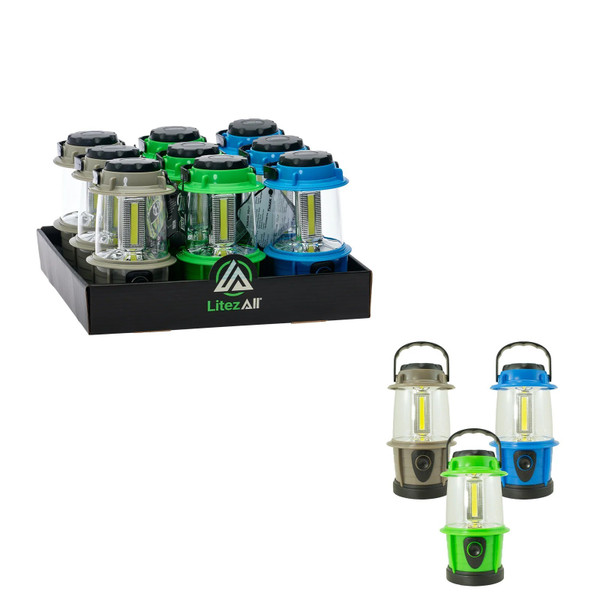LitezAll COB LED Mini Lantern with Dimmer