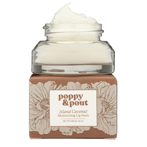 Poppy & Pout Lip Mask, Original, Island Coconut
