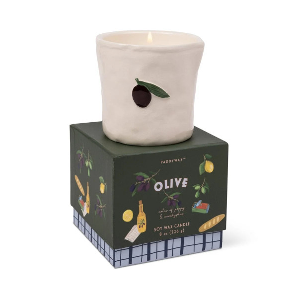 Paddywax Fig & Olive - Bistro Candle 8 oz