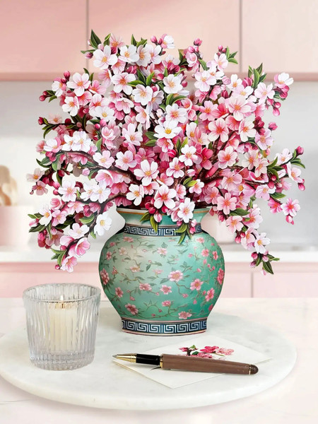 Fresh Cut Paper Japanese Cherry Blossoms