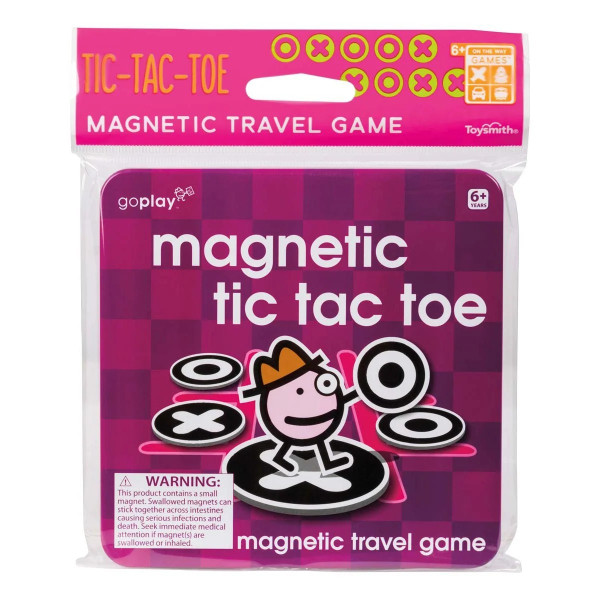 Toysmith On the Way Games Magnetic Tic Tac Toe