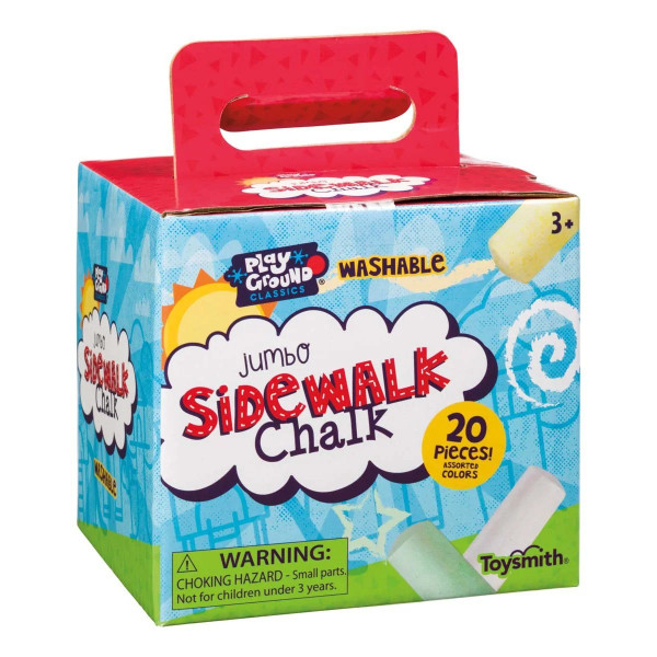 Toysmith Playground Classics Jumbo Sidewalk Chalk