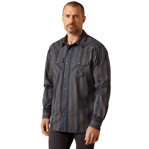 Ariat Men's Horne Retro Fit Shirt - Navy