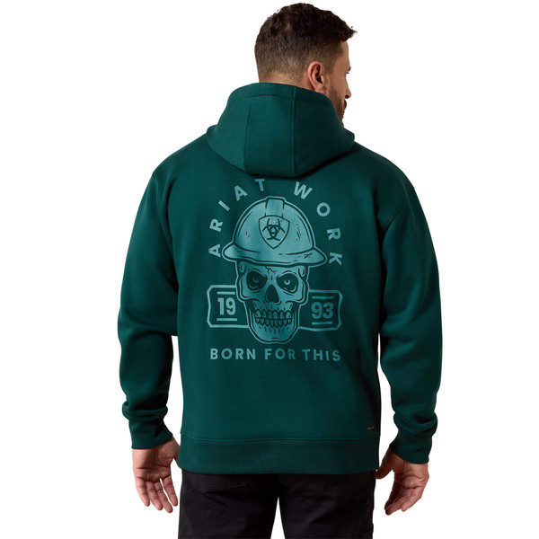 Ariat Men's Rebar Workman Hardhead Hoodie - Ponderosa Pine