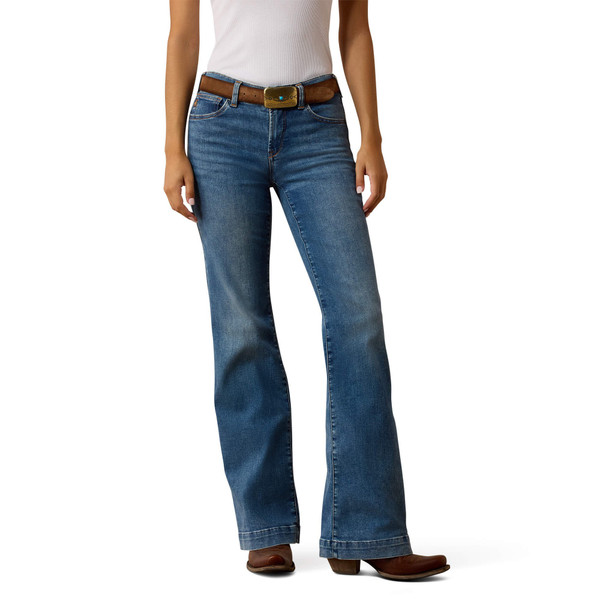 Ariat Women's Perfect Rise Revel Vilma Ultrastretch Trouser Jeans - Sky Valley