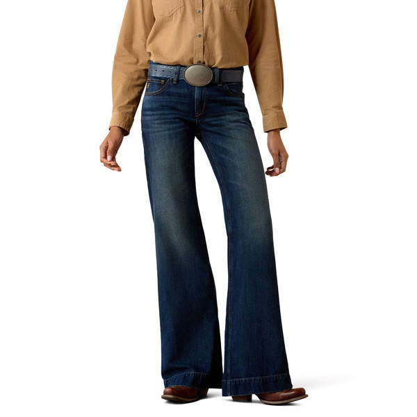 Ariat Women's Perfect Rise Petra Flipside Wide Leg Jeans - Atmore