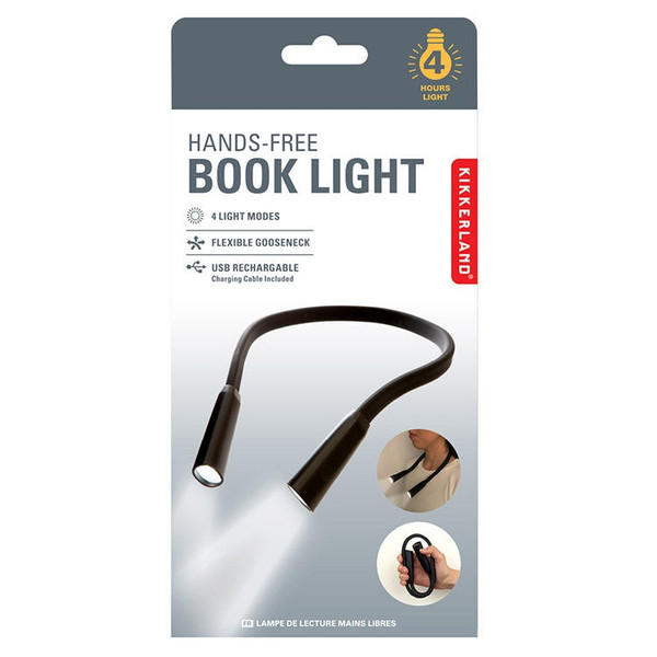 Kikkerland Hands-Free Book Light