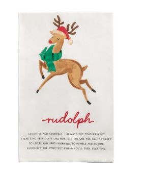 RUDOLPH POEM TOWEL-198981028448