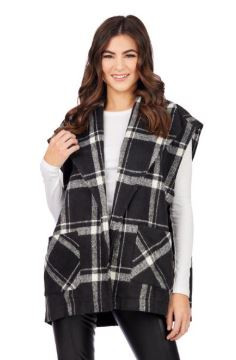 HENDRIX PLAID VEST-BK-718540940006