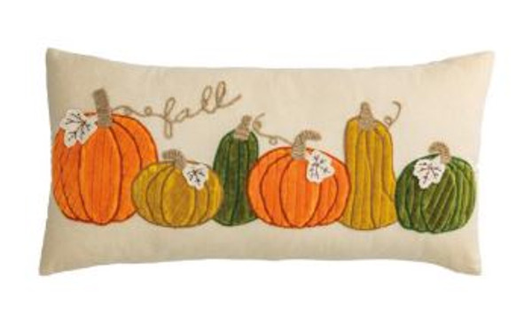 LONG CORDUROY PUMPKIN PILLOW-718540996560