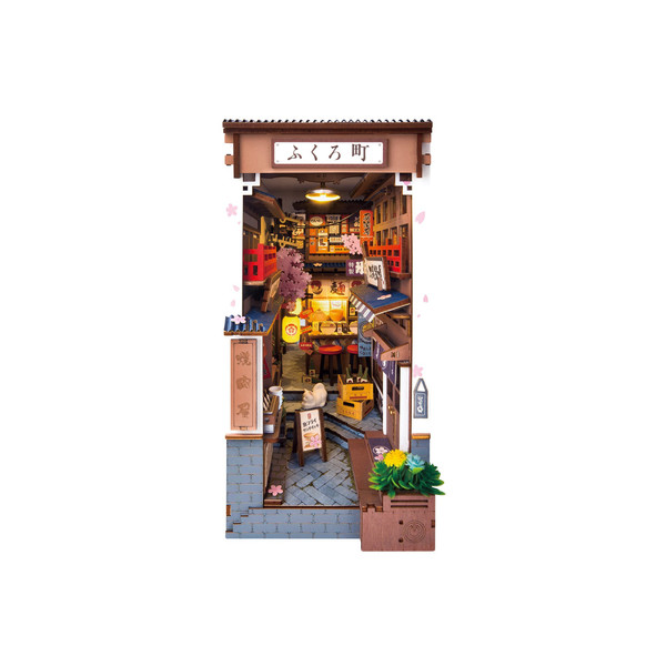 Hands Craft DIY Miniature House Kit:Sakura Wine Alley