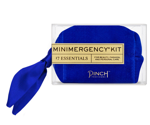 Pinch Provisions Velvet Scarf Minimergency Kit Cobalt