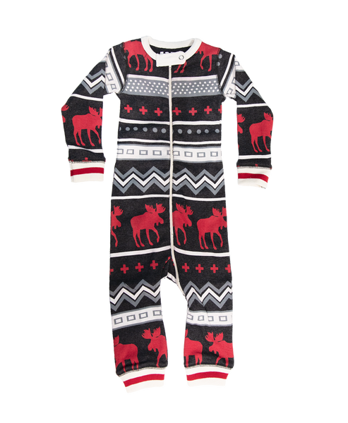 Cabin Moose Unionsuit 12M-210000217912