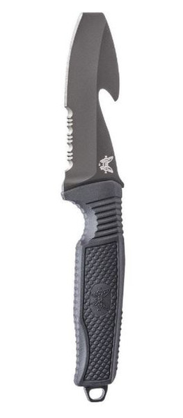 112SBK-BLK H2O Fixed Dive Knife | Black Santoprene-610953146856