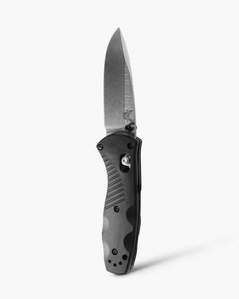 Benchmade Mini Barrage - Black Valox, Drop-point